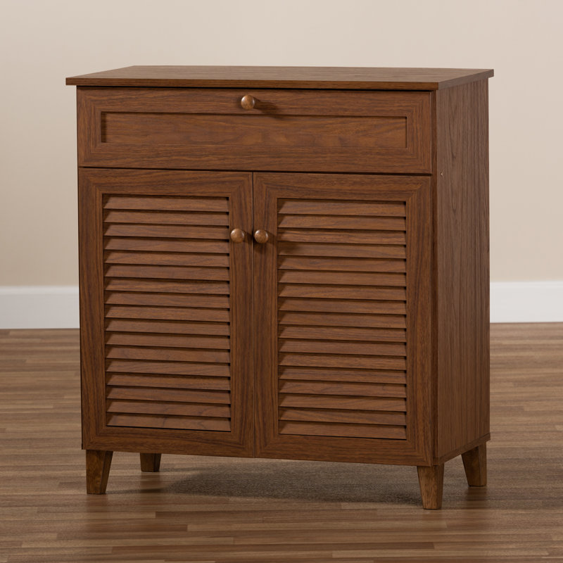 Winston Porter Modern and Contemporary 12 Pair Shoe Storage